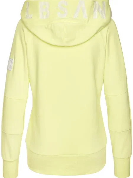 Elbsand Hanorac galben pastel alb