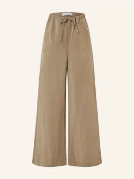 Iris Von Arnim Spodnie W Stylu Joggingowym beige beżowe