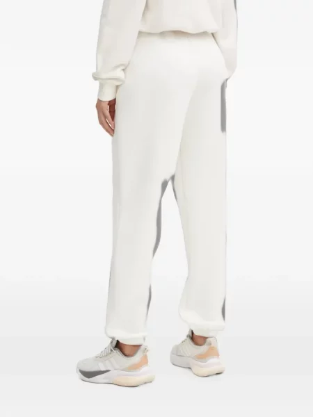 Stras pantaloni Guess alergare alb