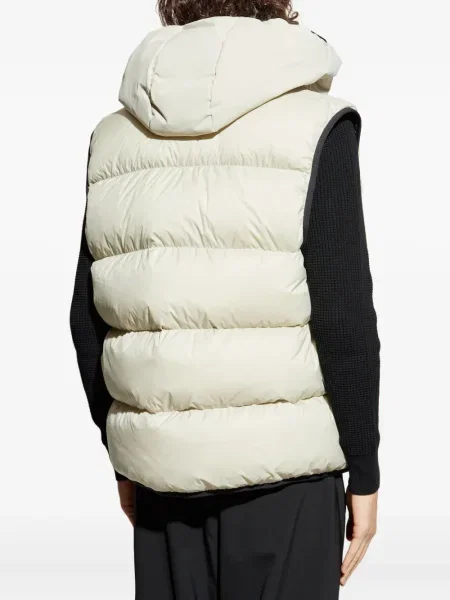 Vestă Moncler cu glugă gri
