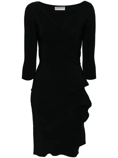 Sukienka Chiara Boni La Petite Robe z dekoltem w serek garniturowa czarna