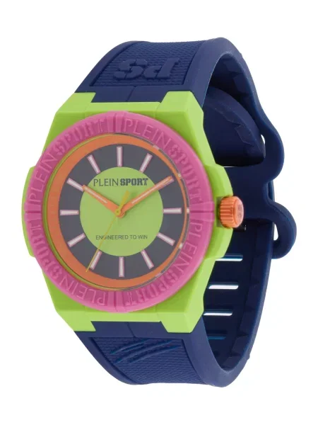 Plein Sport Analogové hodinky Watch námořnická modř / kiwi magenta oranžová
