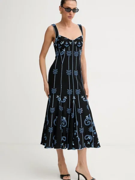 Charo Ruiz Ibiza rochie cu Naia negru