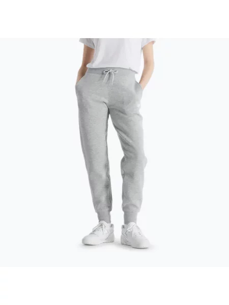 Női New Balance Fleece Jogger nadrág atlétikai Fleece Jogger szürke