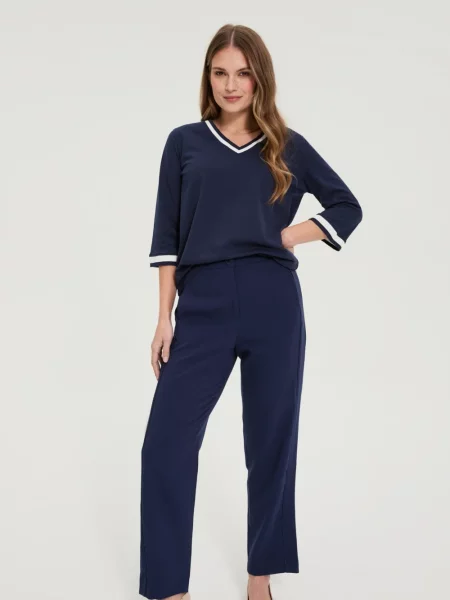 Pantaloni Marisse albastru