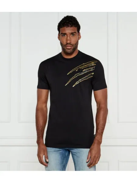Plein Sport Tricou Lamina Scratch | negru