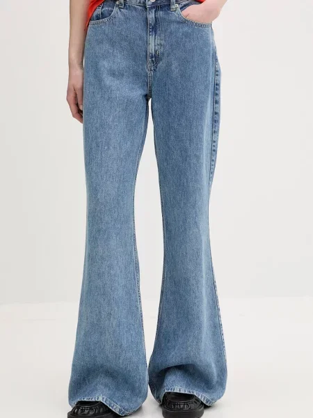 Karl Lagerfeld Jeans jeansy flare niebieskie