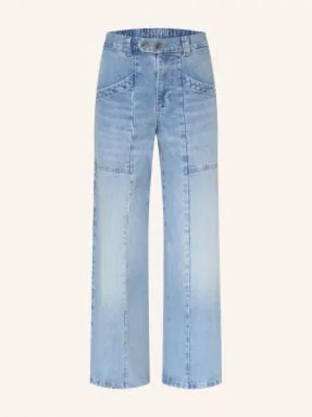 Heyanno Dżinsy Z Szerokimi Nogawkami Mmhfair blau niebieskie