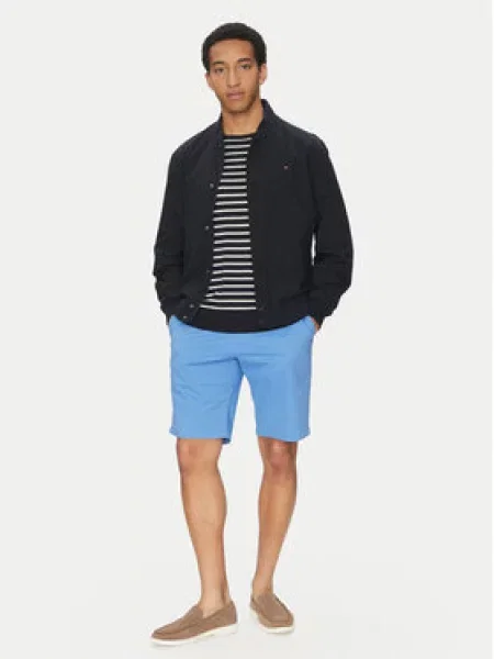 Tommy Hilfiger Bunda bomber Tmavomodrá Regular Fit