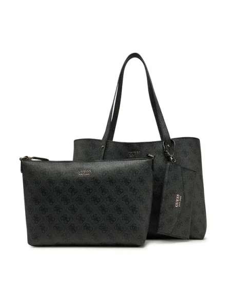 GUESS Shopper táska Brenton' fekete