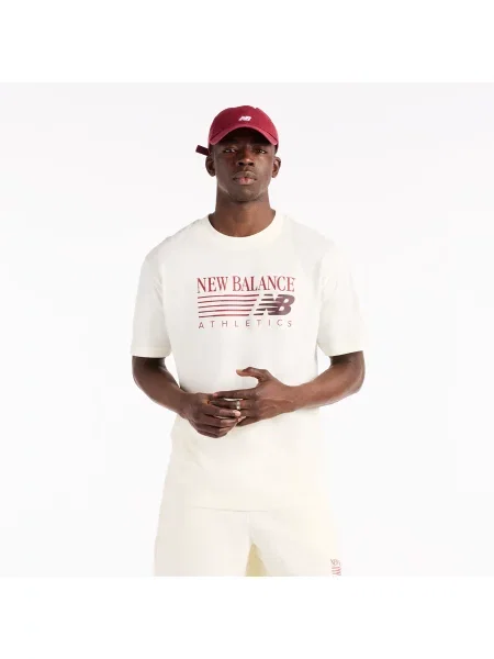 Koszulka New Balance – beżowa