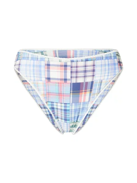 Abercrombie & Fitch Bikini donji dio svijetloplava / žuta / koraljna bijela