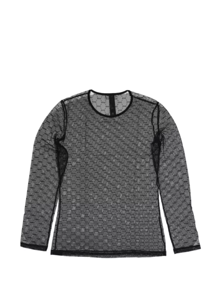 Top Dsquared2 cu imagine plasă negru