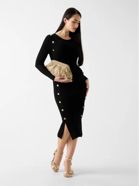 Guess Vsakodnevna obleka črna