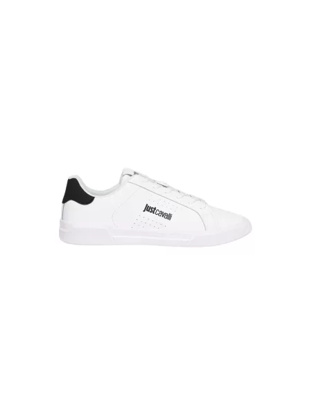 Sneakersy Just Cavalli skórzane białe