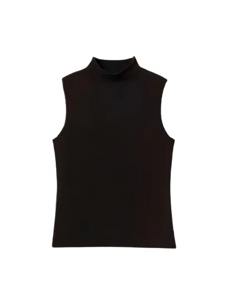 Dzianinowy top Twinset czarny
