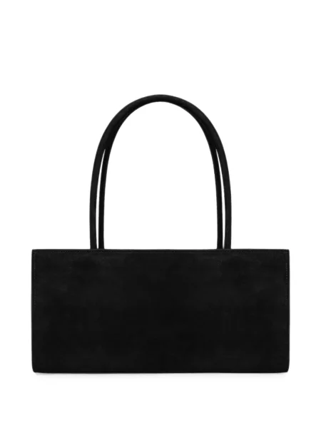 Geantă shopper Seen Users din piele de căprioară negru