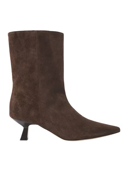 Buty do kostki Via Vai skórzane brązowe