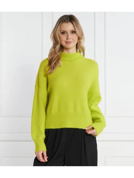 Pulover Samsøe Samsøe de lână verde