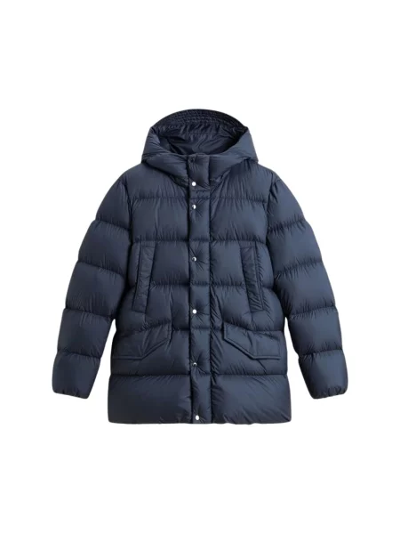 Parka Woolrich niebieska