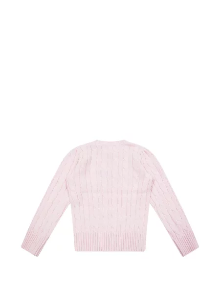 Sweter dziecięcy Polo Ralph Lauren różowy