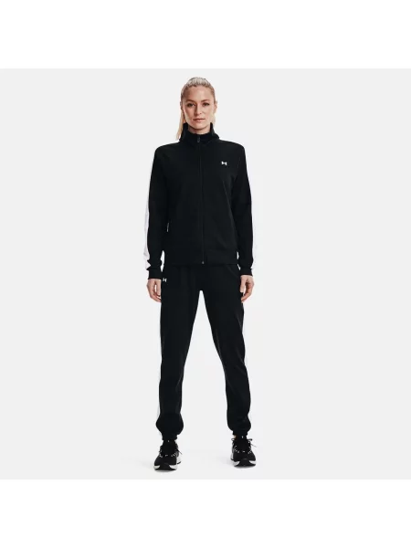 Tepláková souprava Under Armour Tricot black/white černá