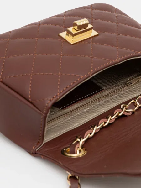 Шкіряна сумочка Answear.LAB коричневий