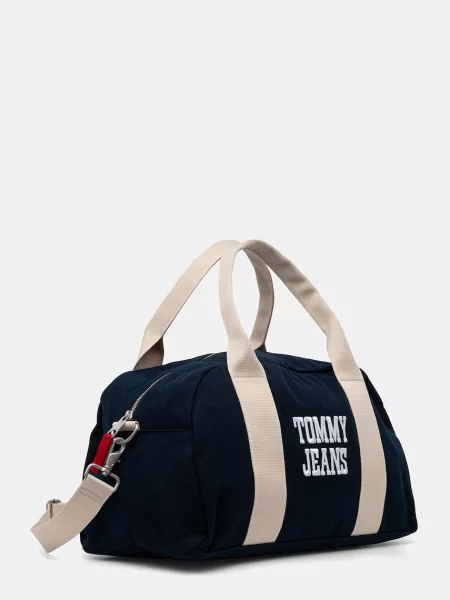 Tommy Jeans tekstilna torba modra