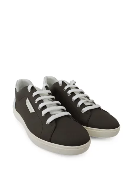 Sneakerși Dolce & Gabbana cu autograf maro