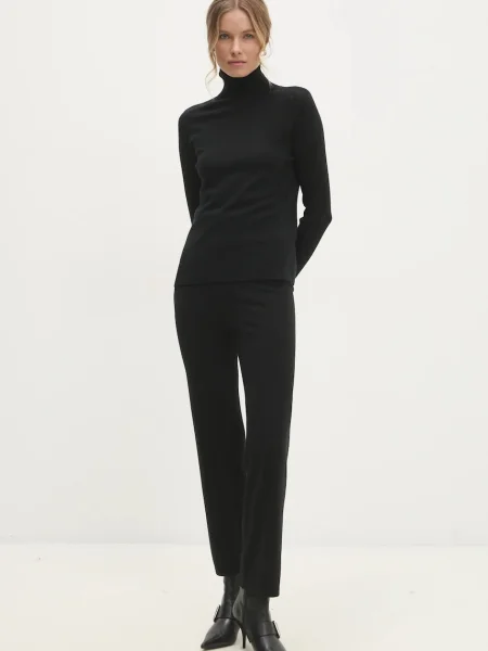 Кашмирен анцуг Answear Lab черно