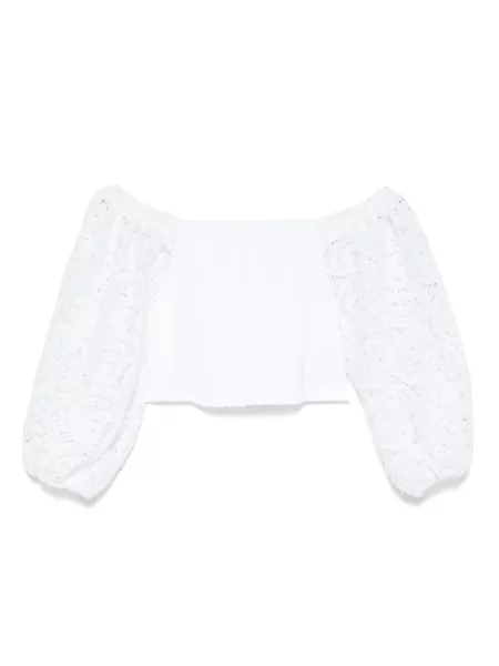 Top dziecięcy Twinset biały