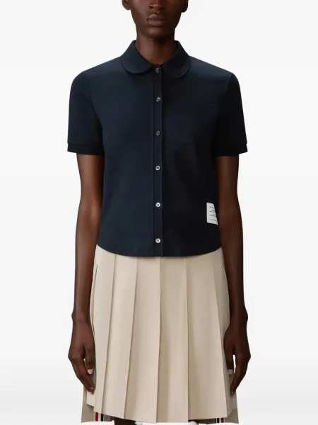 Cămașă Thom Browne scurtă albastru