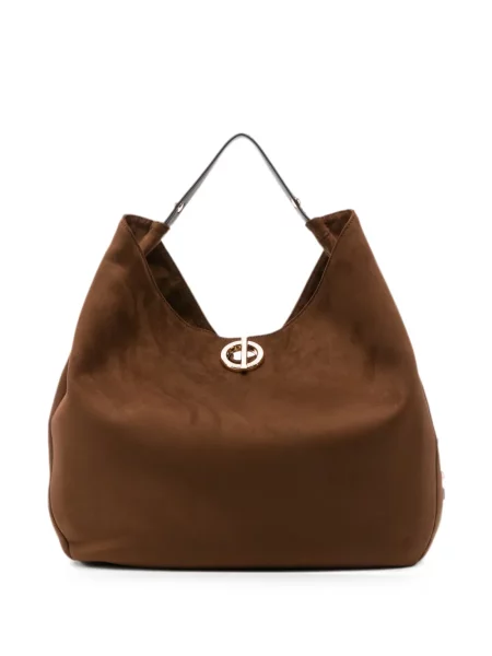 Geantă shopper Liu Jo cu tepi maro
