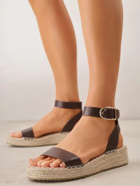 Sandale Jurelle maro