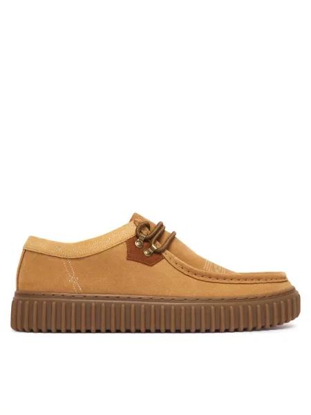 Clarks Pantofi Torhill Lo deschis maro