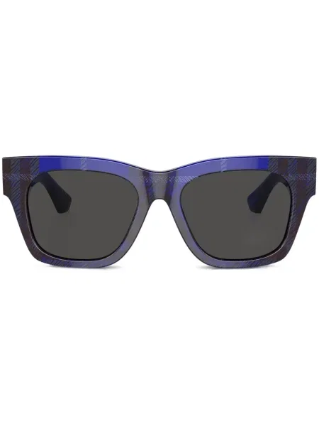 Ochelari de soare Burberry Eyewear în carouri albastru