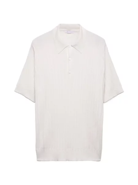 Tricou polo Prada de mătase