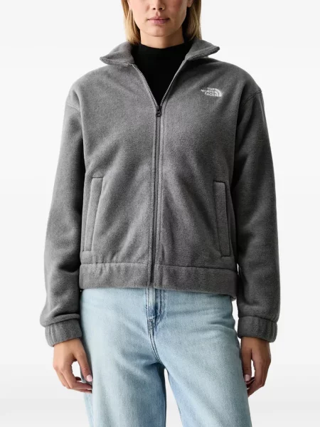 Флийс с яка яке The North Face сиво