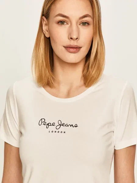 Top Pepe Jeans bílý