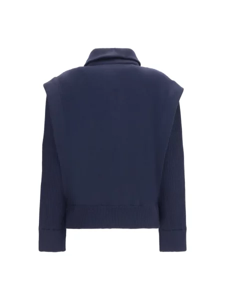 Kurtka bomber Giorgio Armani wełniany niebieski