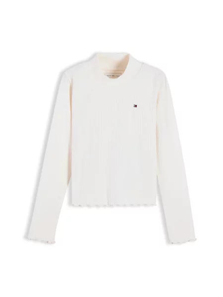 TOMMY HILFIGER Tricou murdar alb