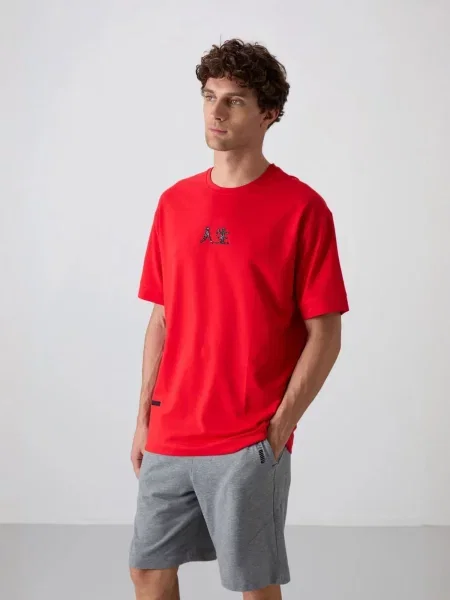 Tommy Life Majica rdeča