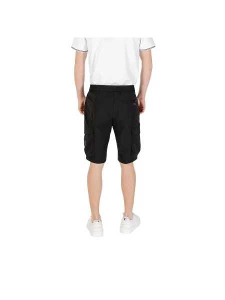 Szorty cargo Hugo Boss czarne