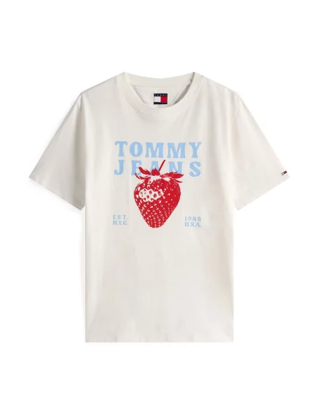 Majica Tommy Jeans bela