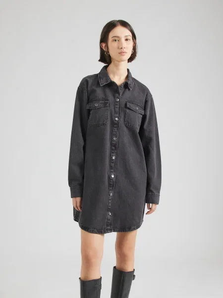 Noisy may Rochie tip bluză NMALVA denim negru