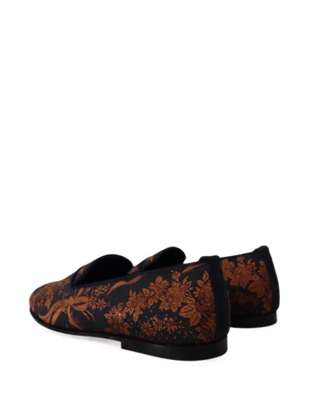 Loafersy Dolce & Gabbana modrá
