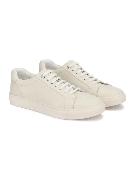 Sneakersy Kazar skórzane beżowe