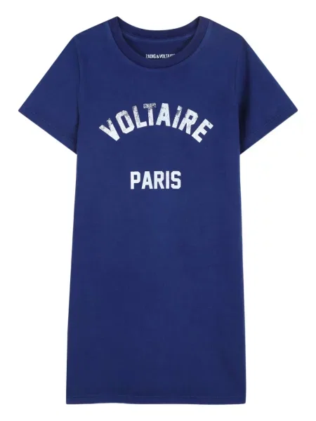 Sukienka dziecięca Zadig & Voltaire niebieska