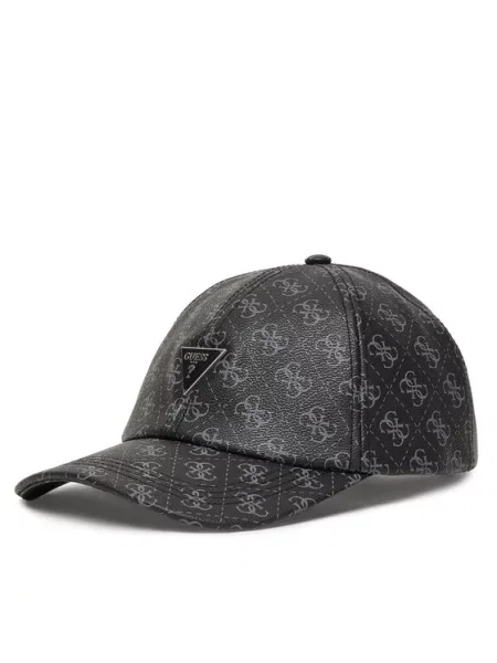 Шапка с козирка Guess сив
