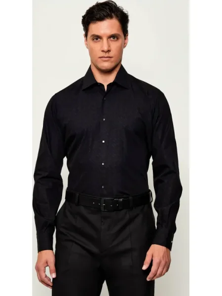 Karl Lagerfeld Cămașă | Modern fit negru